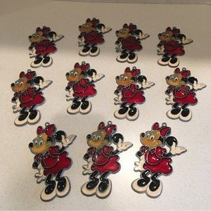 Vintage Lot Disney Minnie Mouse Stained Glass Sun Catcher Ornaments